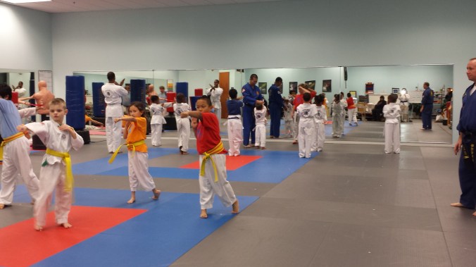 Gold and White Belts