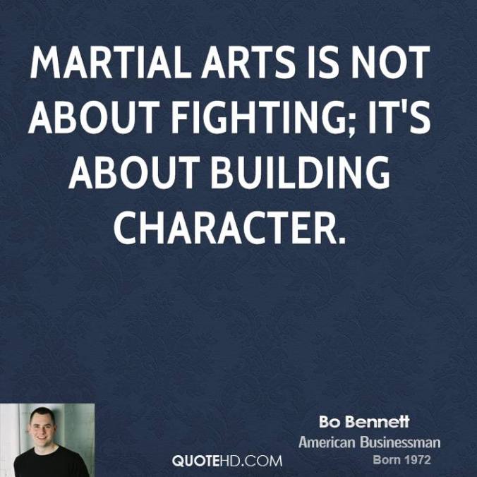 TaeKwonDo Martial Arts is about building character